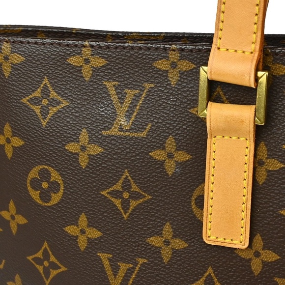 Authentic Louis Vuitton Brown and Yellow Monogram Luco Tote - Picture 3 of 11